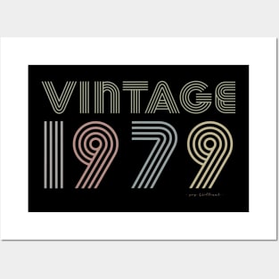 41th birthdays vintage gift men women t 1979 Posters and Art